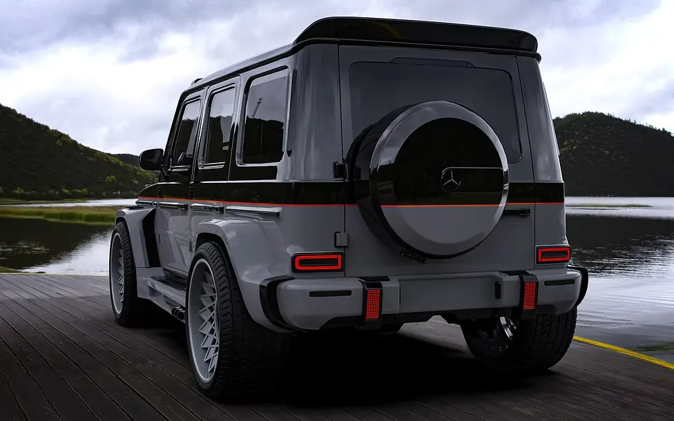 Mercedes-Benz G-Class ชุด WAIDO ด้านท้าย