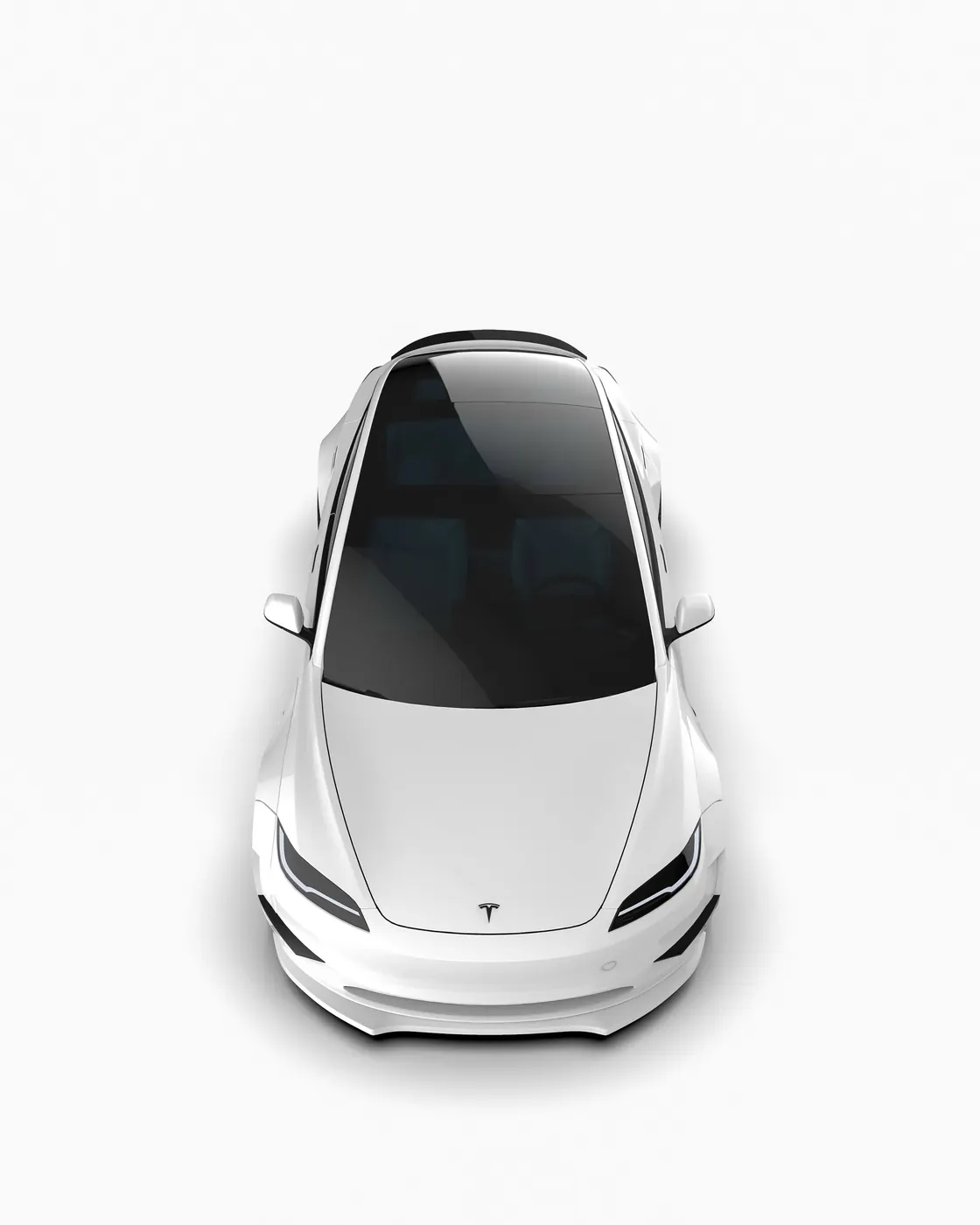 Tesla Model 3 Highland ชุด WAIDO มุมหน้า
