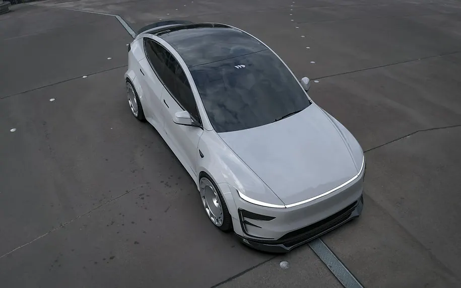Tesla Model Y Juniper ชุด WAIDO มุมบน