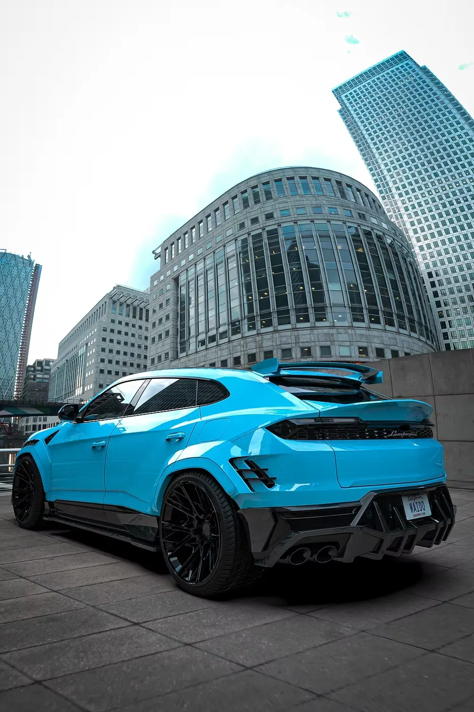 Lamborghini Urus SE ชุด WAIDO มุมหน้า