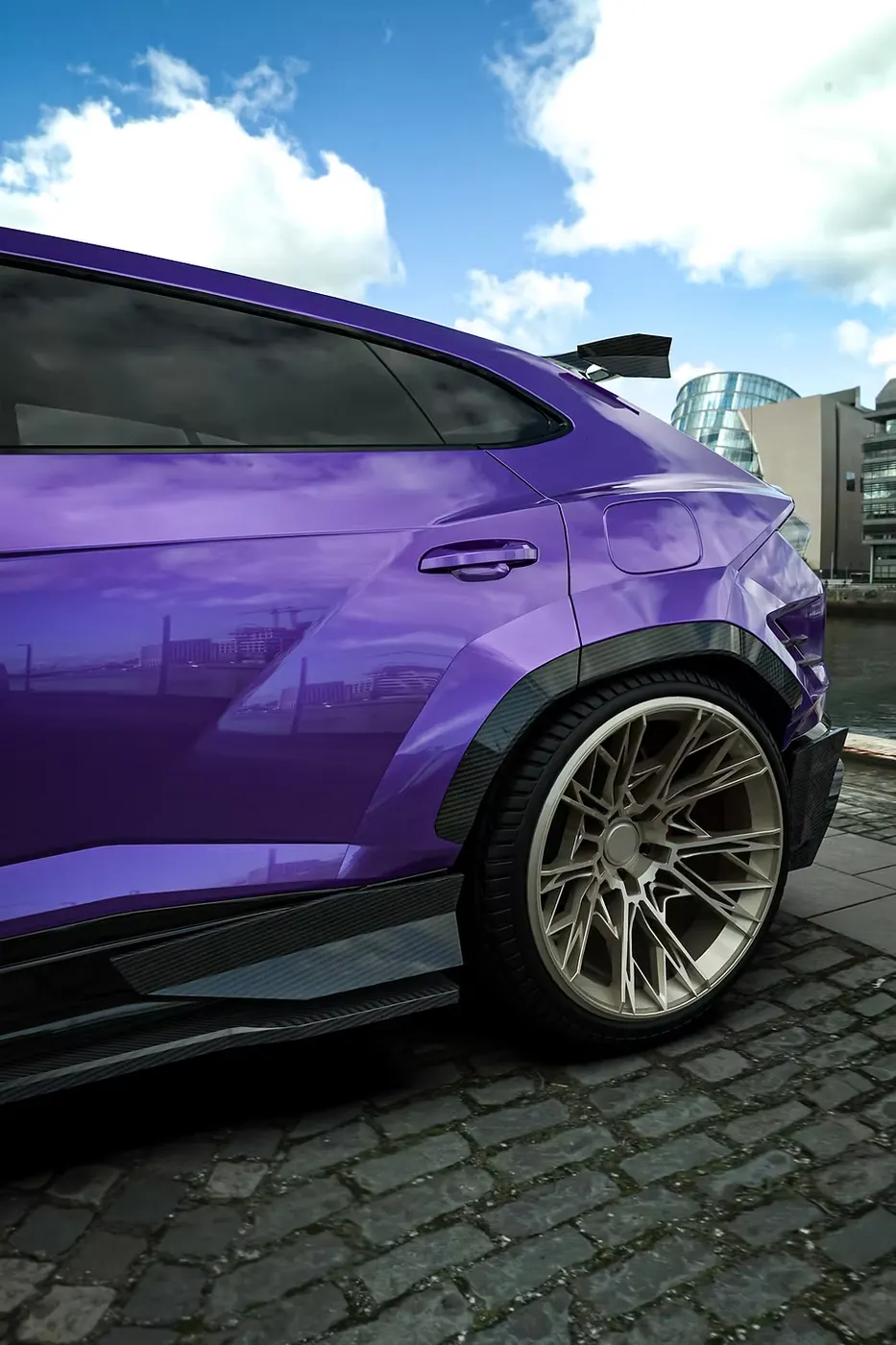 Lamborghini Urus SE ชุด WAIDO มุมข้าง